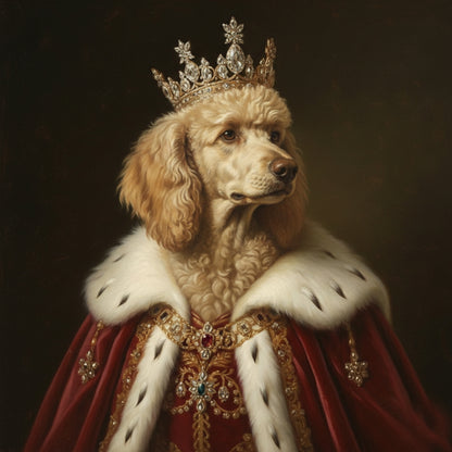 The Crimson King™ – Royal Pet Portrait