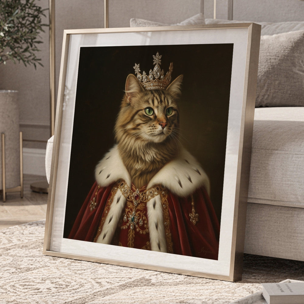 The Crimson King™ – Royal Pet Portrait