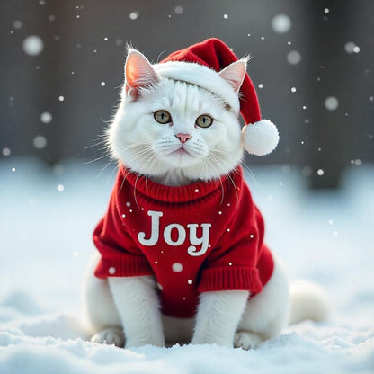 Limited Edition Christmas Cozy Pet Portrait