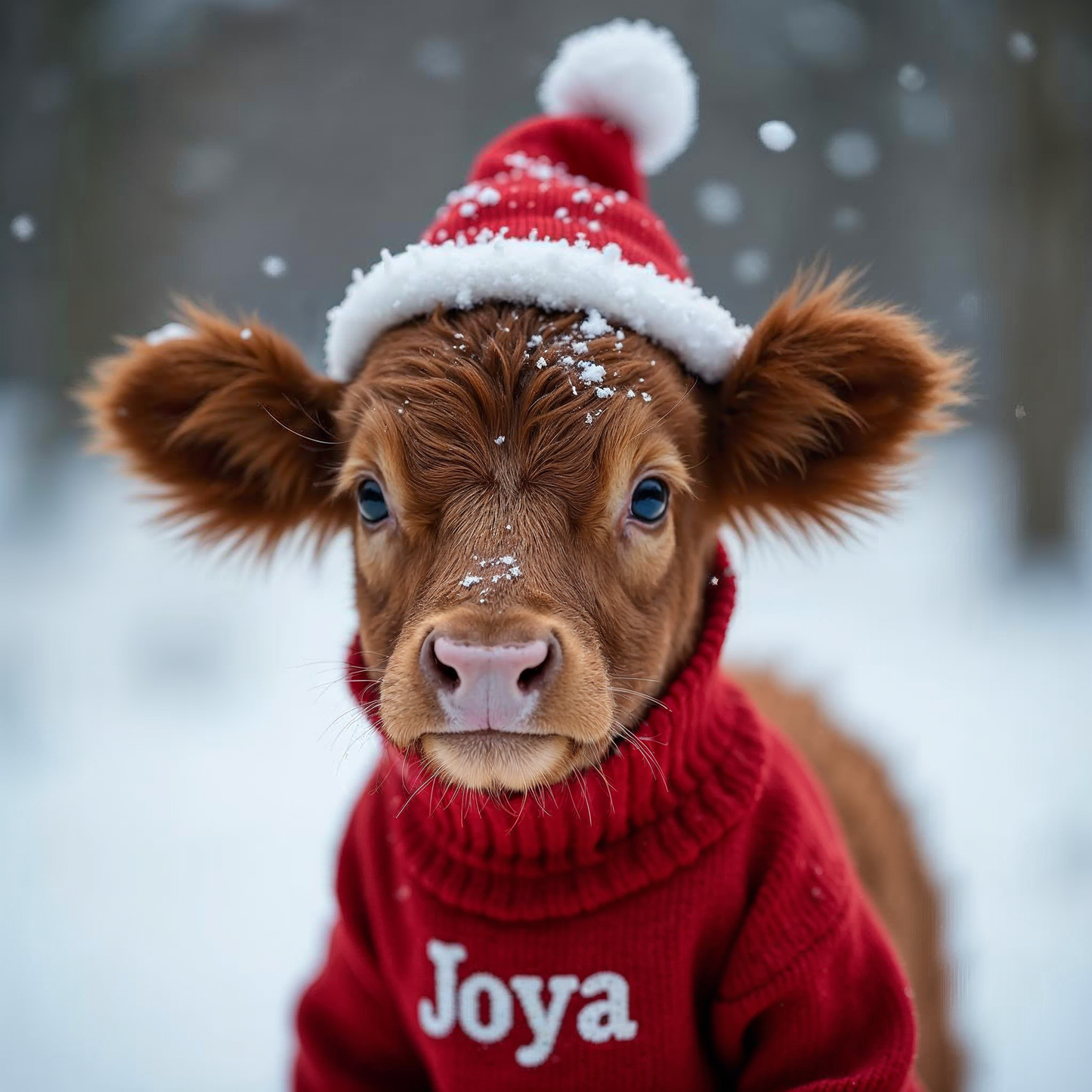 Limited Edition Christmas Cozy Pet Portrait